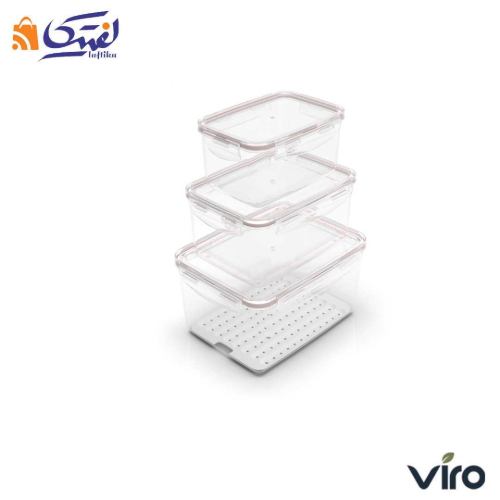 سرویس ظروف فریزری 6 پارچه ویرو ایزی لاک
