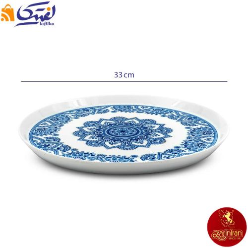 بشقاب تخت چینی زرین