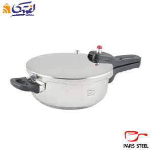 دیگ زودپز استیل کف سه لایه ۳ ليتری پارس سایز ۲۲
