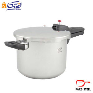 ديگ زودپز تک دسته پارس استیل ۶ ليتری کف سه لایه