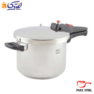 دیگ زودپز تک دسته پارس استیل ۶ لیتری پرشیا (کف سه لایه)