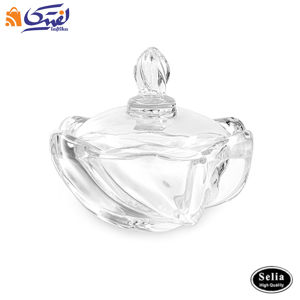 قندان شیشه ای بدون پایه سلیا Selia