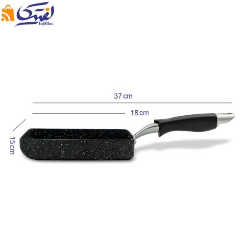 تابه گرانیتی مستطیل سارا سایز 18x15