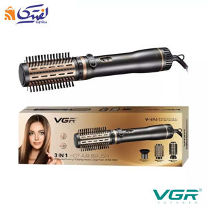 سشوار با برس چرخشی وی جی آر  496