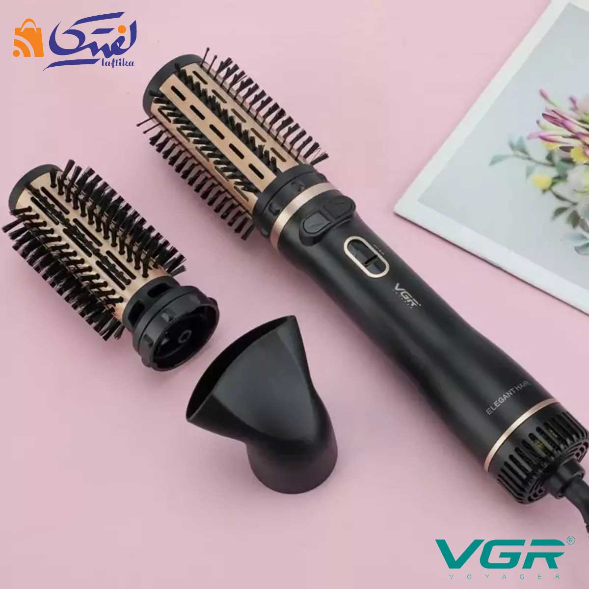 سشوار با برس چرخشی وی جی آر vgr496
