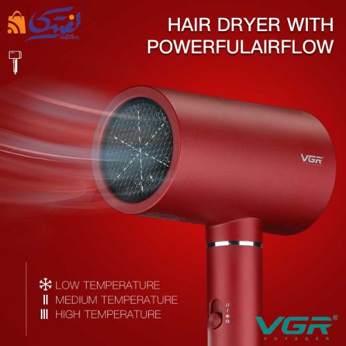 عمکرد دمنده سشوار VGR-431