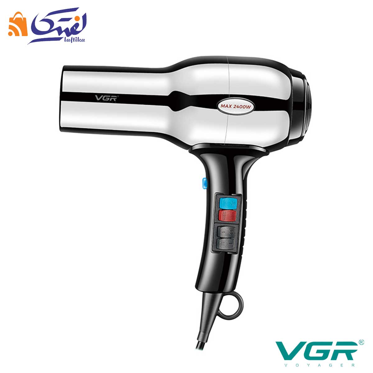 سشوار 2400 وات بدته فلزی  VGR-465