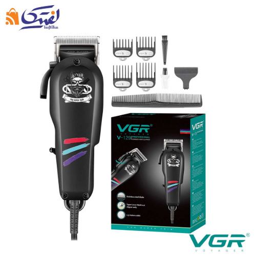 بسته بندی ماشین اصلاح مشکی با سیم VGR-129