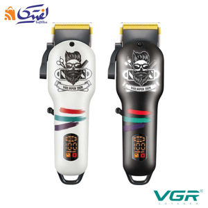 ماشین اصلاح شارژی VGR-699 رنگ سفید و مشکی