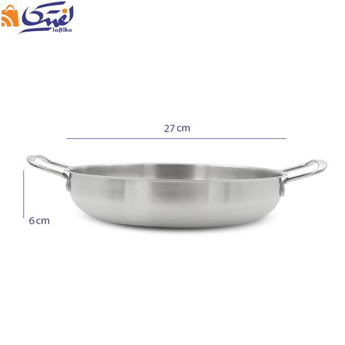 ماهیتابه استیل گود دو دسته سایز 27 S-26P