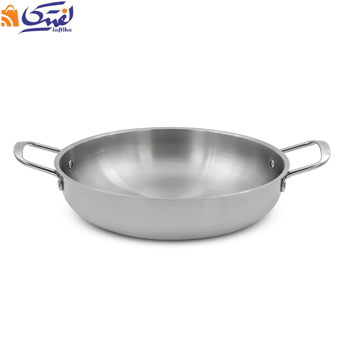 ماهیتابه استیل 201 گود دو دسته سایز 29 S-28P