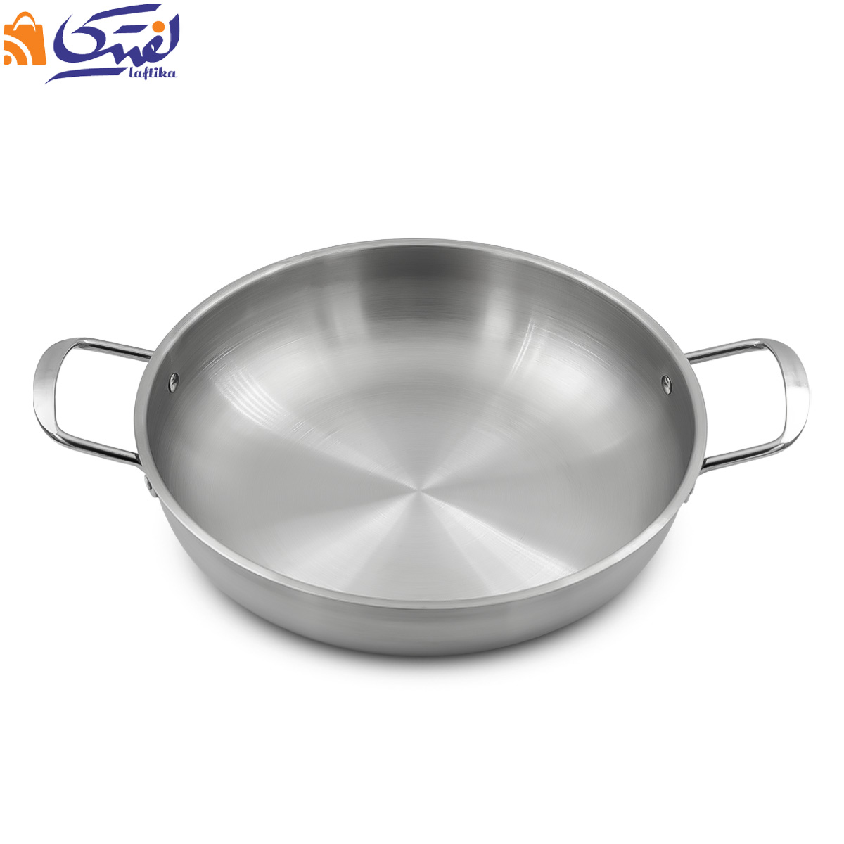 ماهیتابه استیل 201 گود دو دسته سایز 29 S-28P