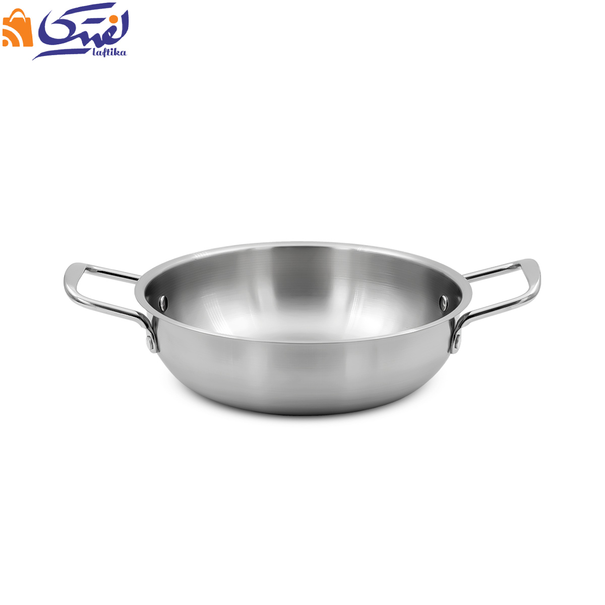 ماهیتابه استیل 201 گود دو دسته سایز 21 S-20P