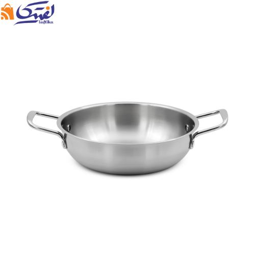 ماهیتابه استیل 201 گود دو دسته سایز 21 S-20P