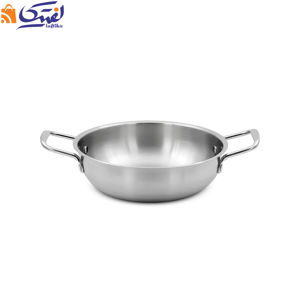 ماهیتابه استیل 201 گود دو دسته سایز 19 S-18P