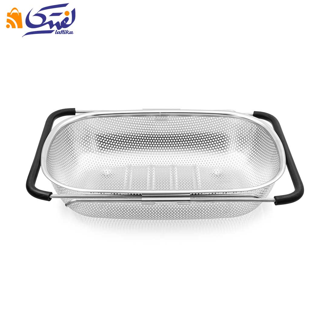 آبکش و سبد سینک صافی استیل 24×34 کشویی B2434