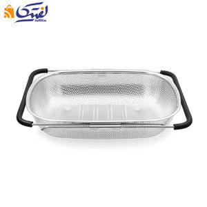 آبکش و سبد سینک صافی استیل 24×34 کشویی B2434
