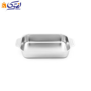 تابه استیل مخصوص فر و لازانیا سایز 33×19 داخل 27.5×17 کد B3319