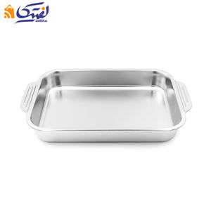 تابه استیل مخصوص فر و لازانیا سایز 41×24 داخل 34×22 کد B4124