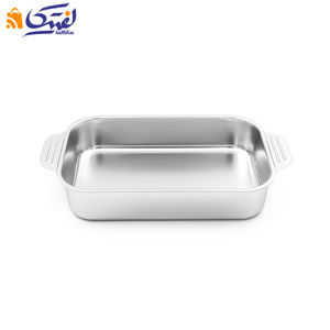 تابه استیل مخصوص فر و لازانیا سایز 36×22 داخل 30.5×20 کد B3622