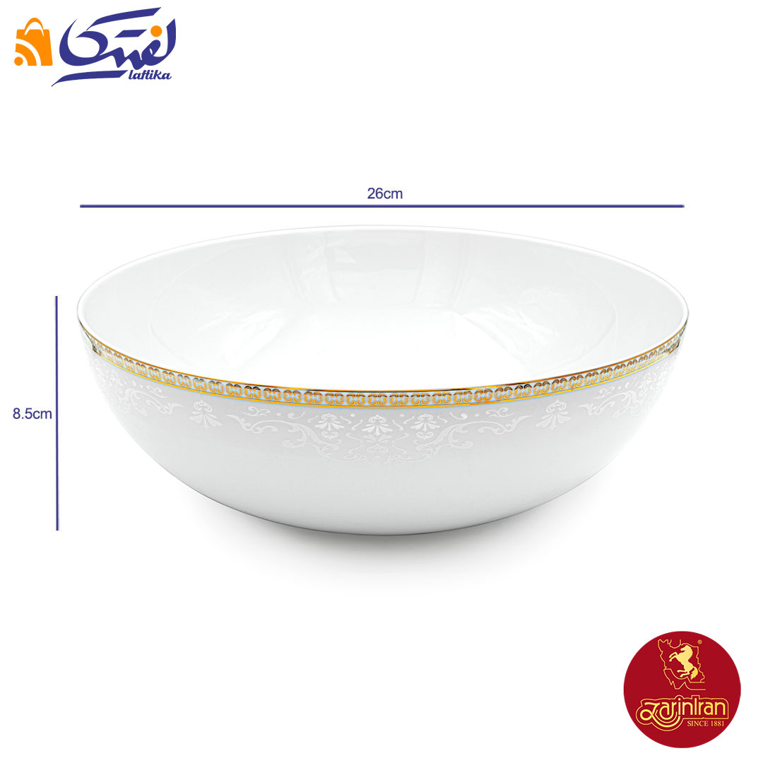 کاسه ایتالیا اف چینی زرین