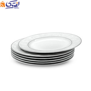 بشقاب تخت دلسا نئوکلاسیک چینی زرین سایز 25
