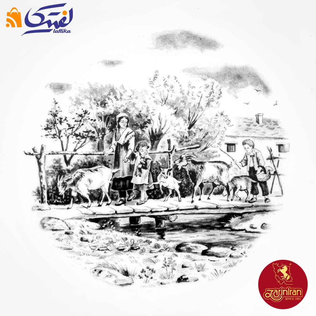 کاسه چینی زرین طرح ویلیج ایتالیا اف