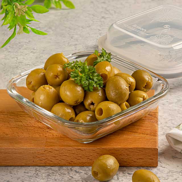 ظرف شیشه ای دربدار لیمون 2027