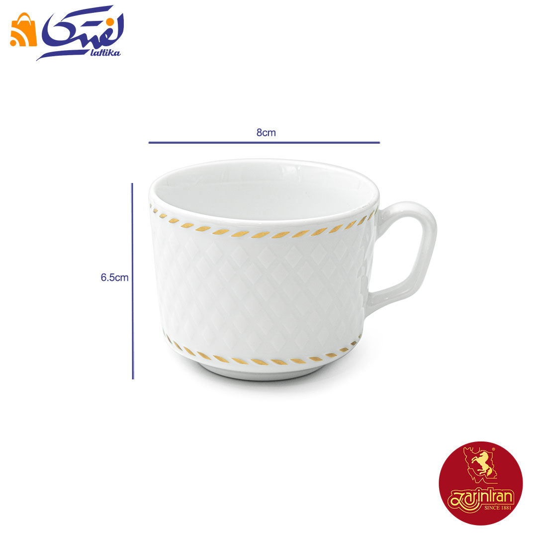 قیمت سرویس چای خوری 12 پارچه چینی زرین