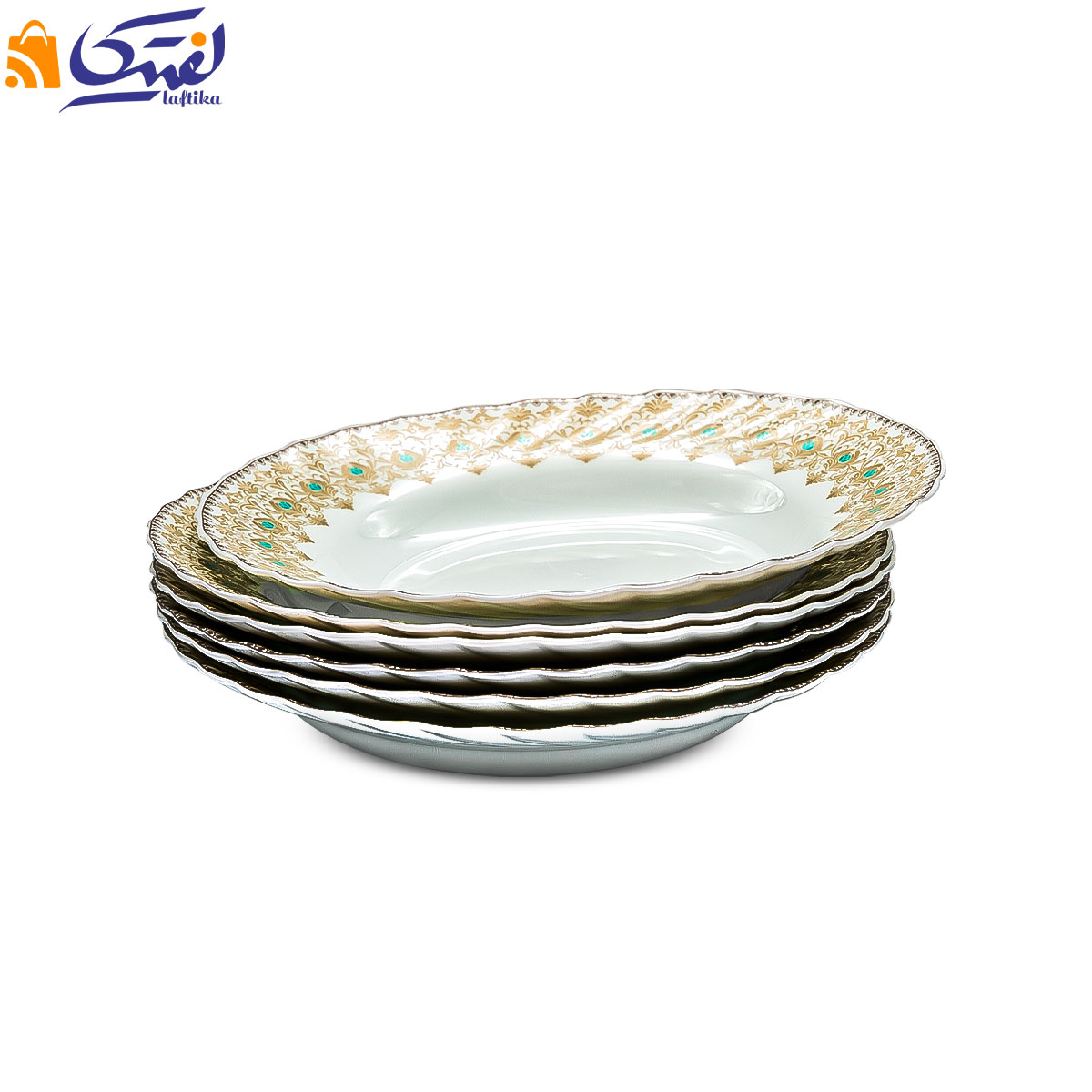 بشقاب گود سایز 22 پارس اپال طرح آنیتا - کد 225