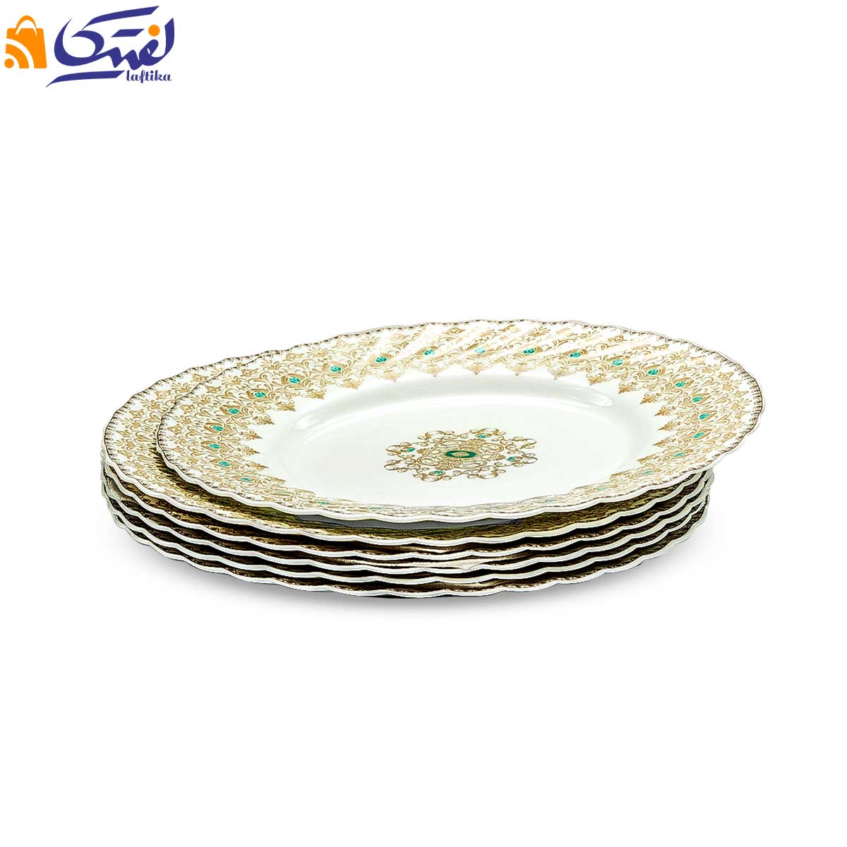 بشقاب تخت سایز 25 پارس اپال طرح آنیتا - کد 250