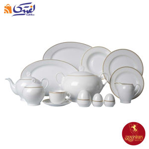 سرویس 12 نفره نورا چینی زرین