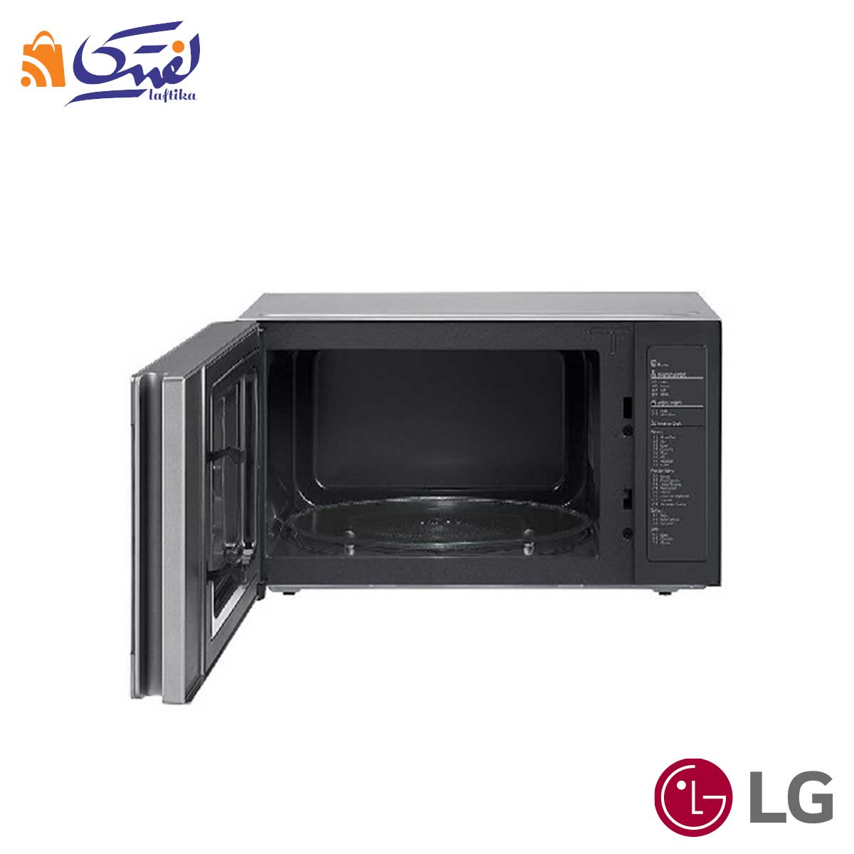 فضای داخل مایکروویو ال جی مدل MH8265 سیلور