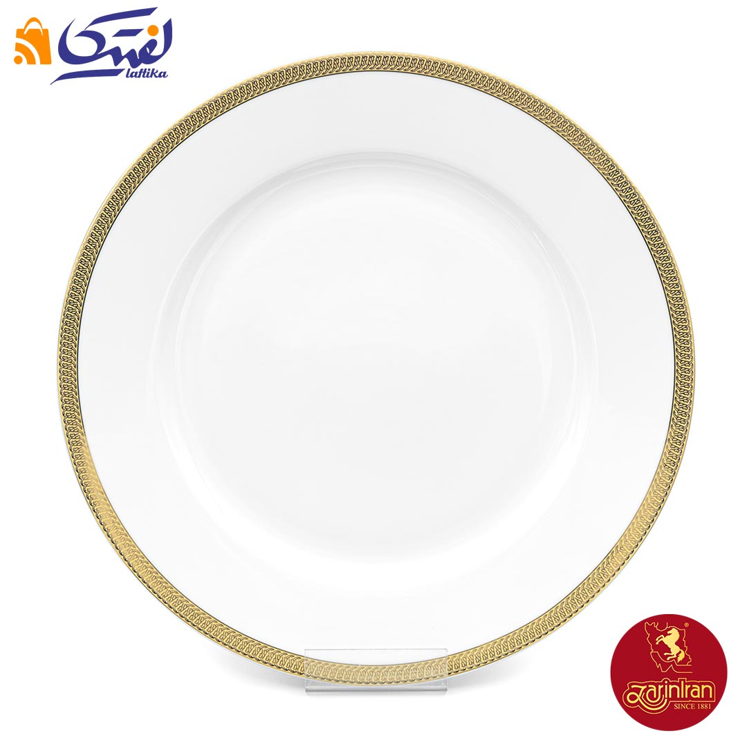 دیس گرد چینی زرین ایتالیا اف سه اسلیمی تخت 34