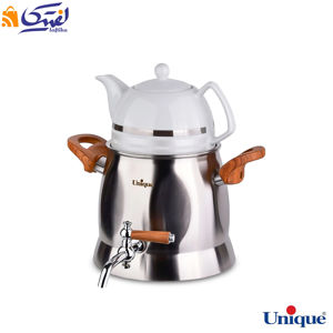 کتری و قوری 3.5 لیتر شیردار استیل یونیک UN-7246