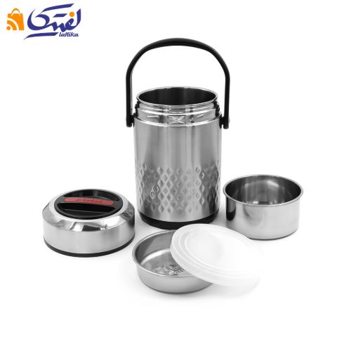 لانچ باکس استوانه ای استیل 1.90 لیتر