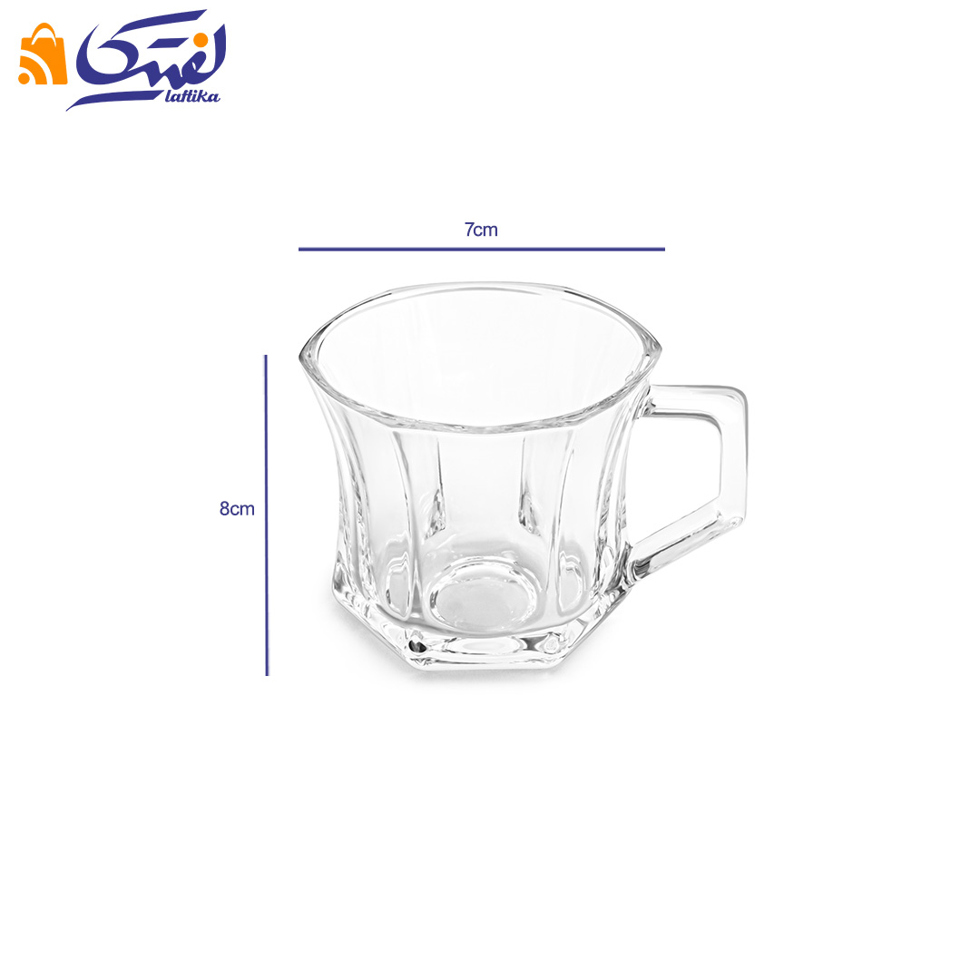 ابعاد فنجان گلکسی 2010-C چین 6 پارچه