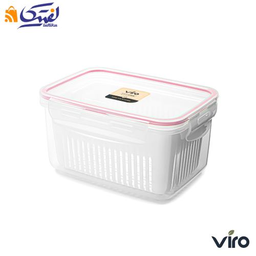 ظرف فریزری سبد دار ایزی لاک پلاس 1300 میلی لیتر مستطیل 2 - کد 602