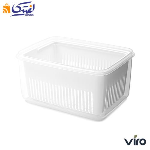 قیمت ظرف فریزری سبد دار ایزی لاک پلاس 2200 میلی لیتر مستطیل 3 - کد 603