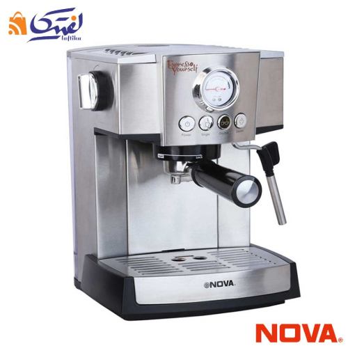 اسپرسو ساز بدنه استیل نوا 1250 وات مدل NCM-127EXPS