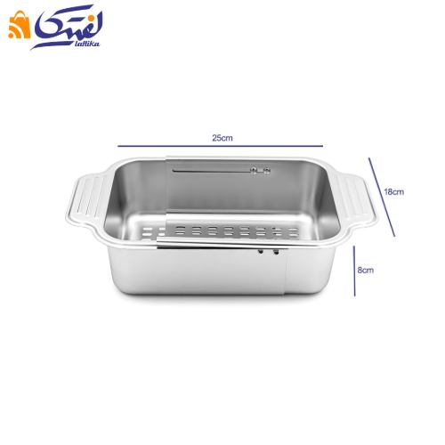 خرید آبکش و سبد سینک صافی استیل کشویی B2035