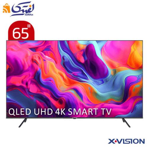 تلویزیون UHD 4K هوشمند ایکس ویژن سری X مدل X25 سایز 65 اینچ