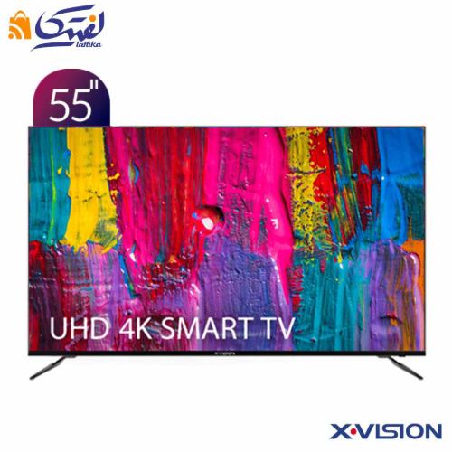 تلویزیون UHD 4K هوشمند ایکس ویژن سری 7 مدل XCU785 سایز 55 اینچ