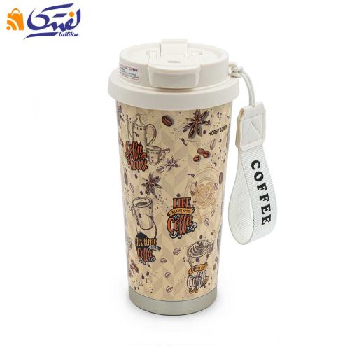 خرید تراول ماگ بدنه طرح دار 500 میلی لیتر کد FL-1006-500