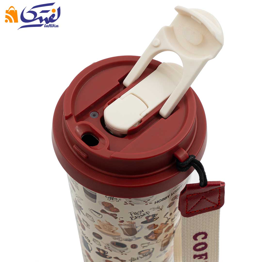 تراول ماگ بدنه طرح دار 500 میلی لیتر