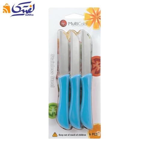 قیمت چاقو میوه خوری 6 عددی اره ای کد A065