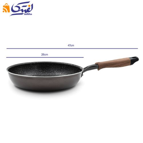 قیمت تابه سوپر گرانیتی دسته چوبی سایز 26 مدل 26-71558 ژاپن