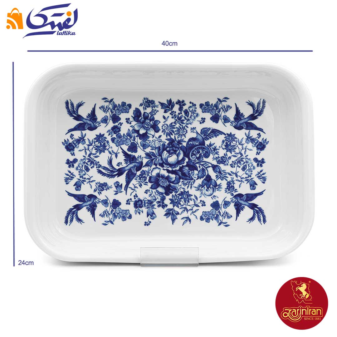قیمت دیس لازانیا مستطیل چینی زرین سایز 40 فلورانس
