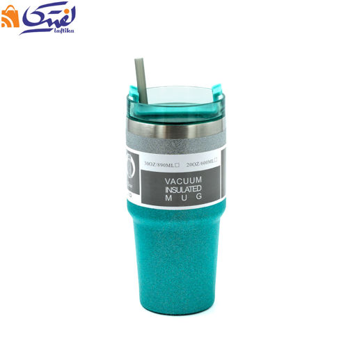 تراول ماگ مدل استنلی نی دار 600 میلی لیتر کد FL-1001-600