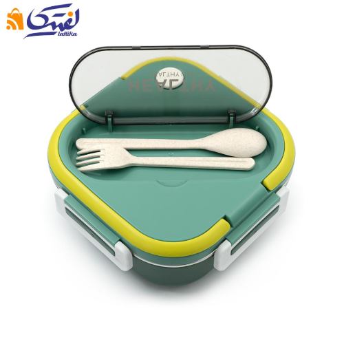 لانچ باکس درب قفلی داخل استیل